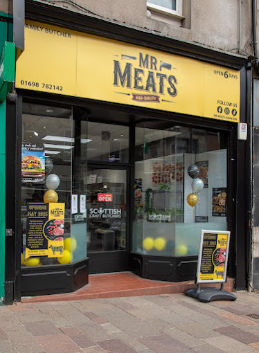 Mr Meats shopfront on Quarry Street, Hamilton